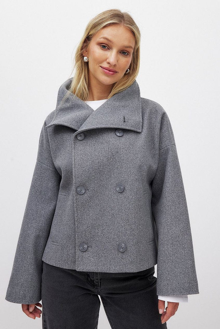 Women's Double Breasted Wool Jacket