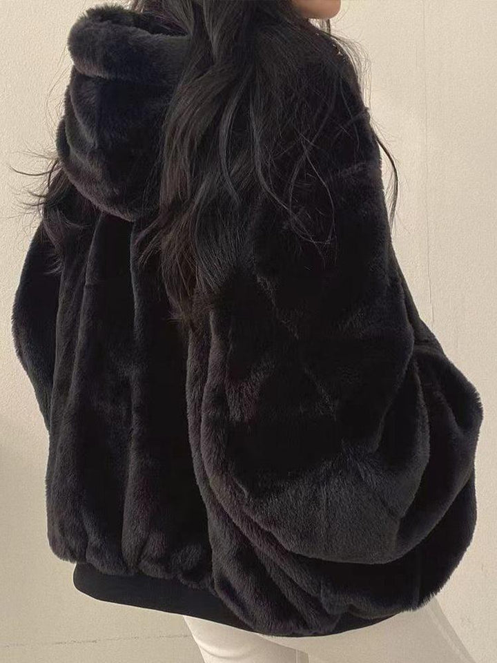 Women's Reversible Teddy Bomber Jacket