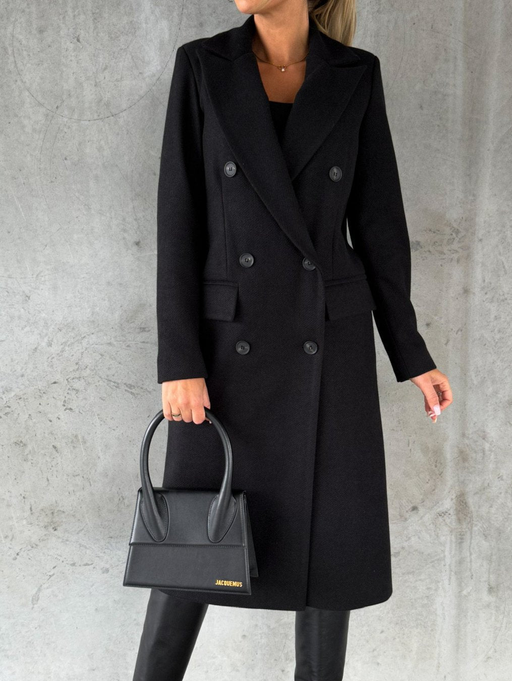 Women's Double-Breasted Winter Wool Coat