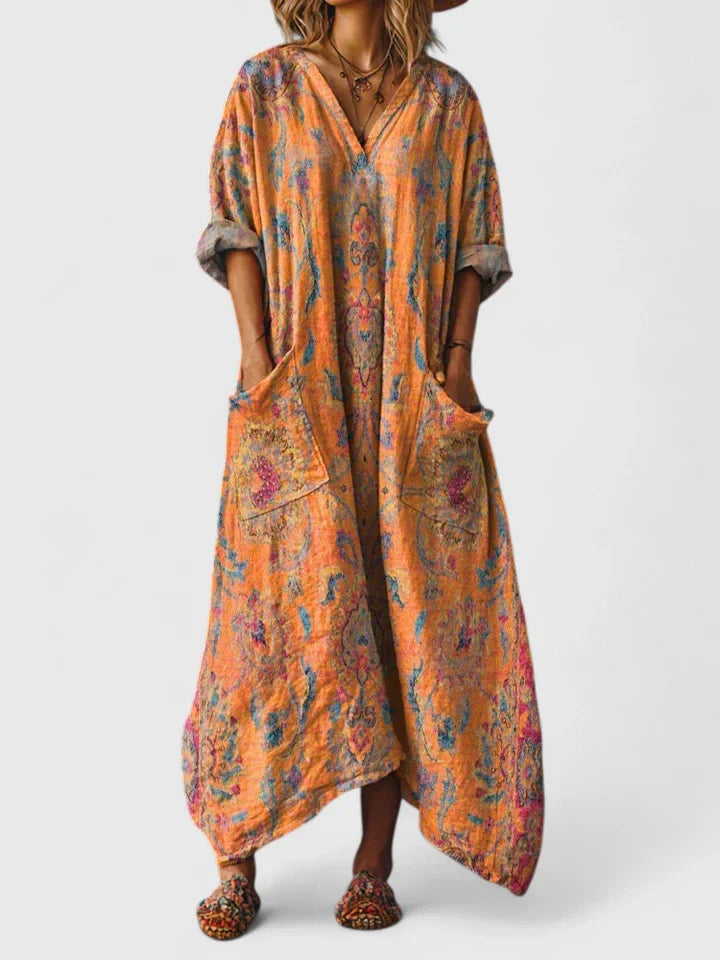 Alicja | Loose Maxi Dress with Pockets