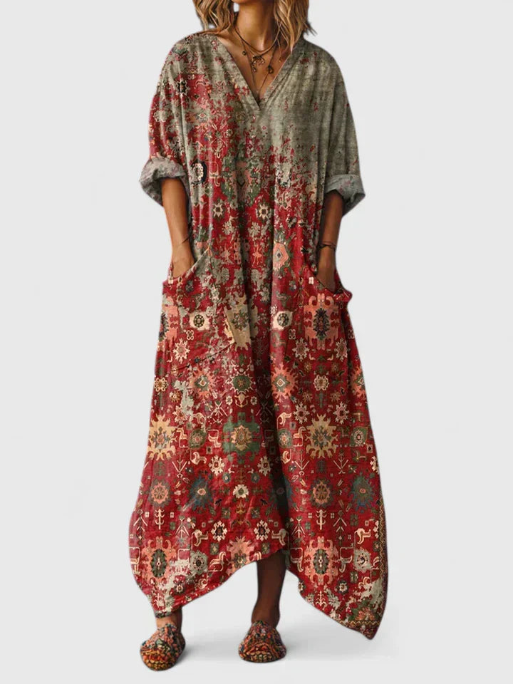 Alicja | Loose Maxi Dress with Pockets