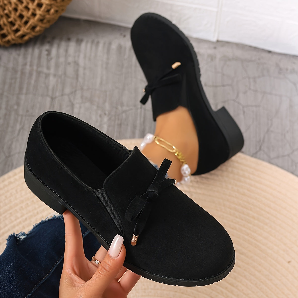 Women's Bow Detail Loafers