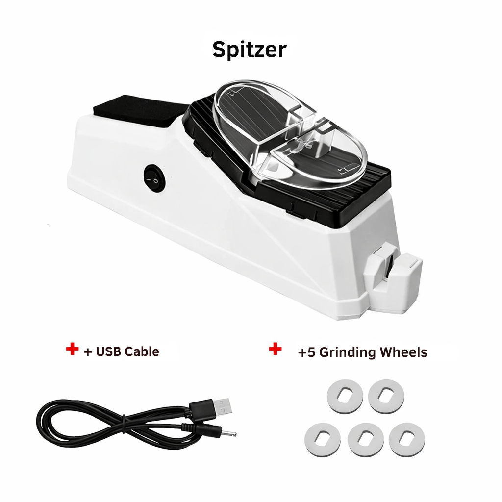 Electric Knife Sharpener with Automatic Grinding and Scissors Sharpening Slot - Image 5