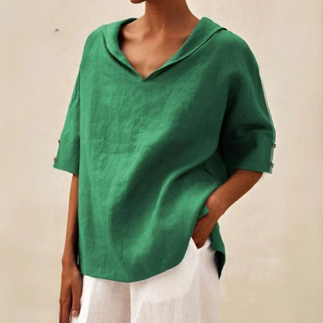 Eliana | Women's Linen Summer Shirt