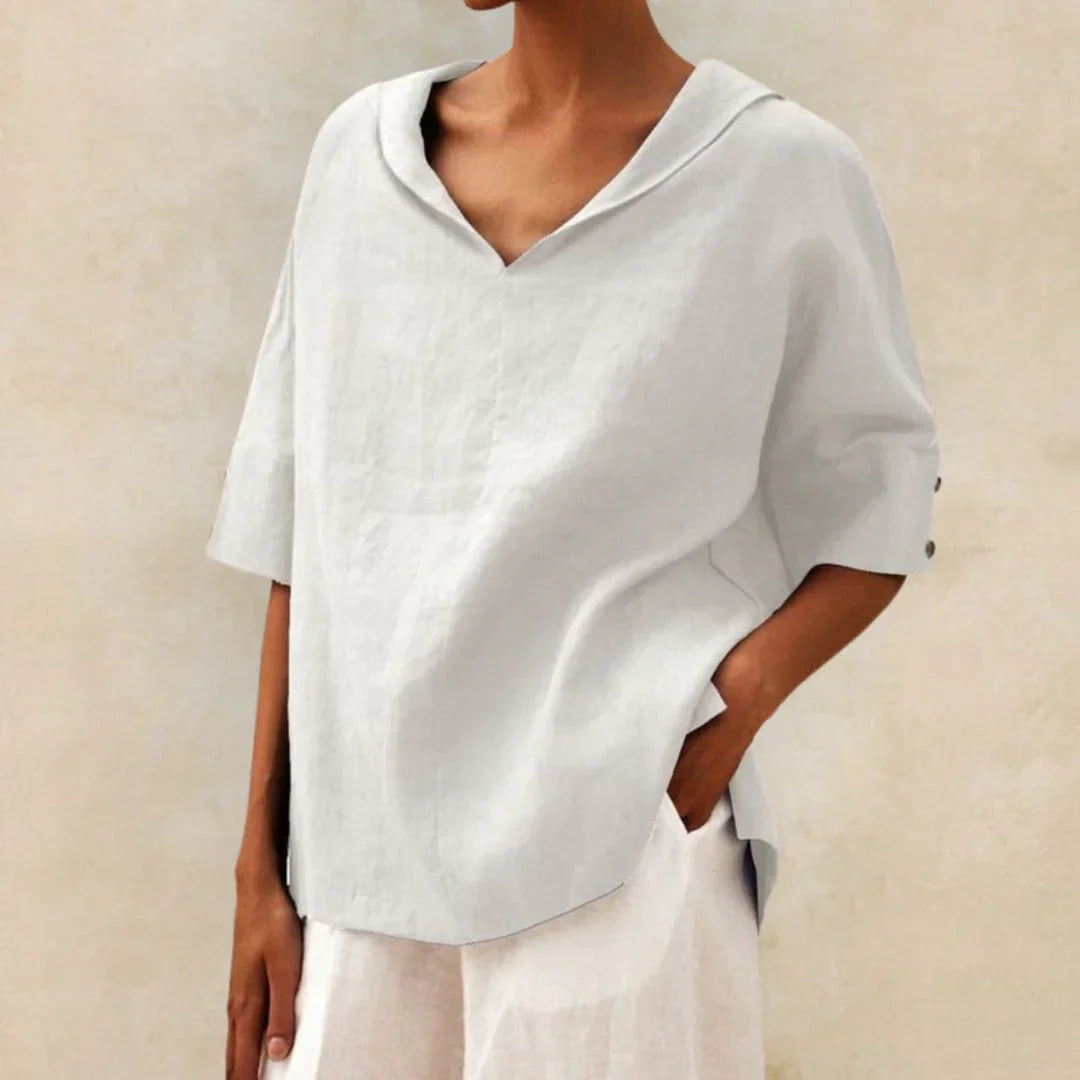 Eliana | Women's Linen Summer Shirt