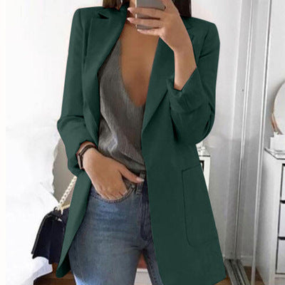 Women's Open Front Tailored Blazer