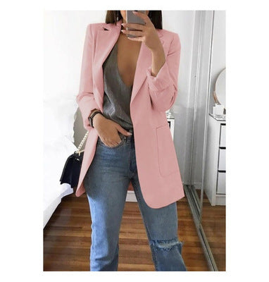 Women's Open Front Tailored Blazer