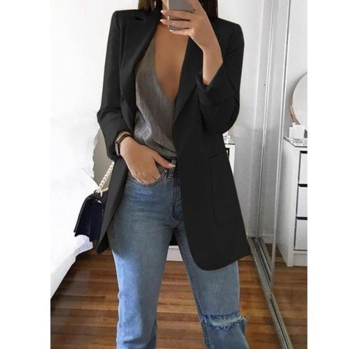 Women's Open Front Tailored Blazer