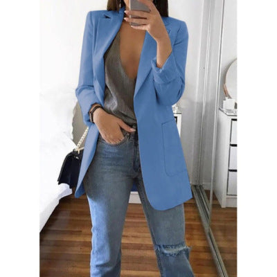 Women's Open Front Tailored Blazer