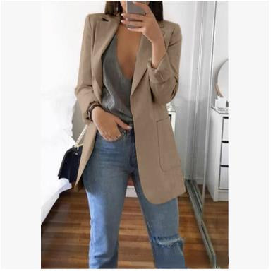 Women's Open Front Tailored Blazer