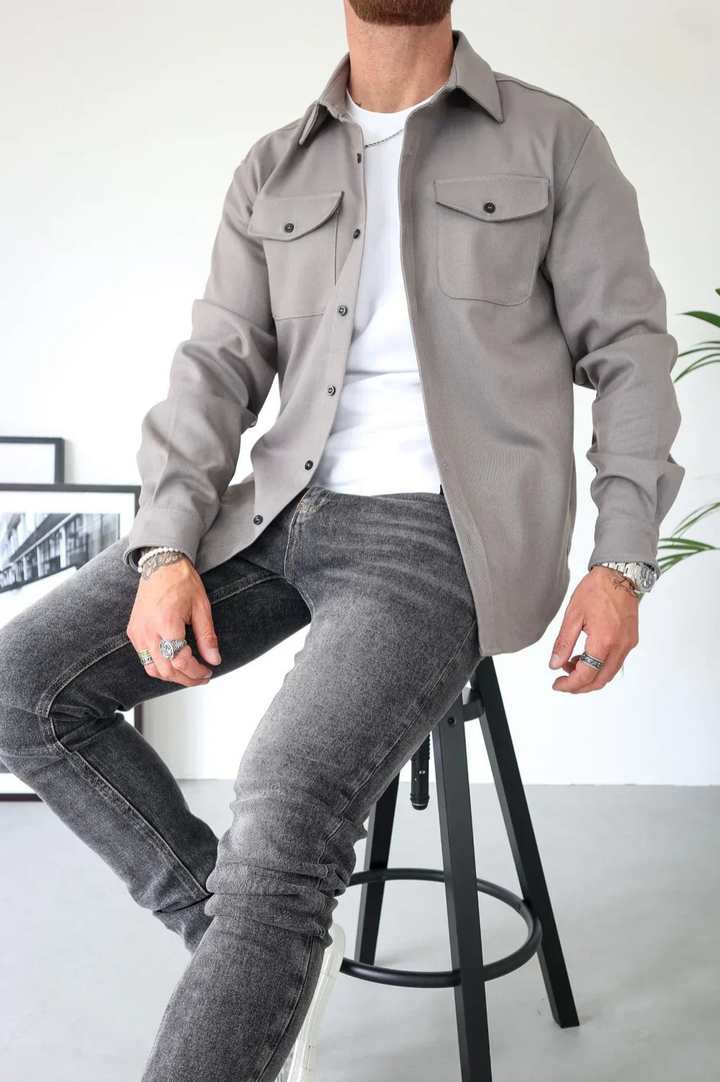 Men's Casual Layering Overshirt