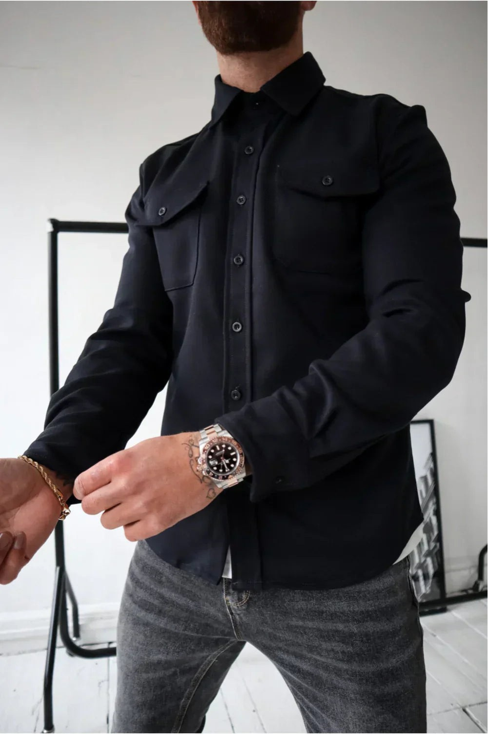 Men's Casual Layering Overshirt