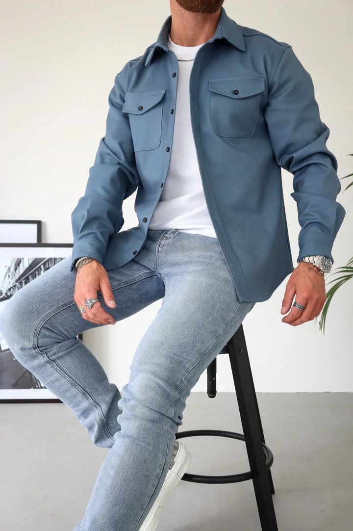 Men's Casual Layering Overshirt