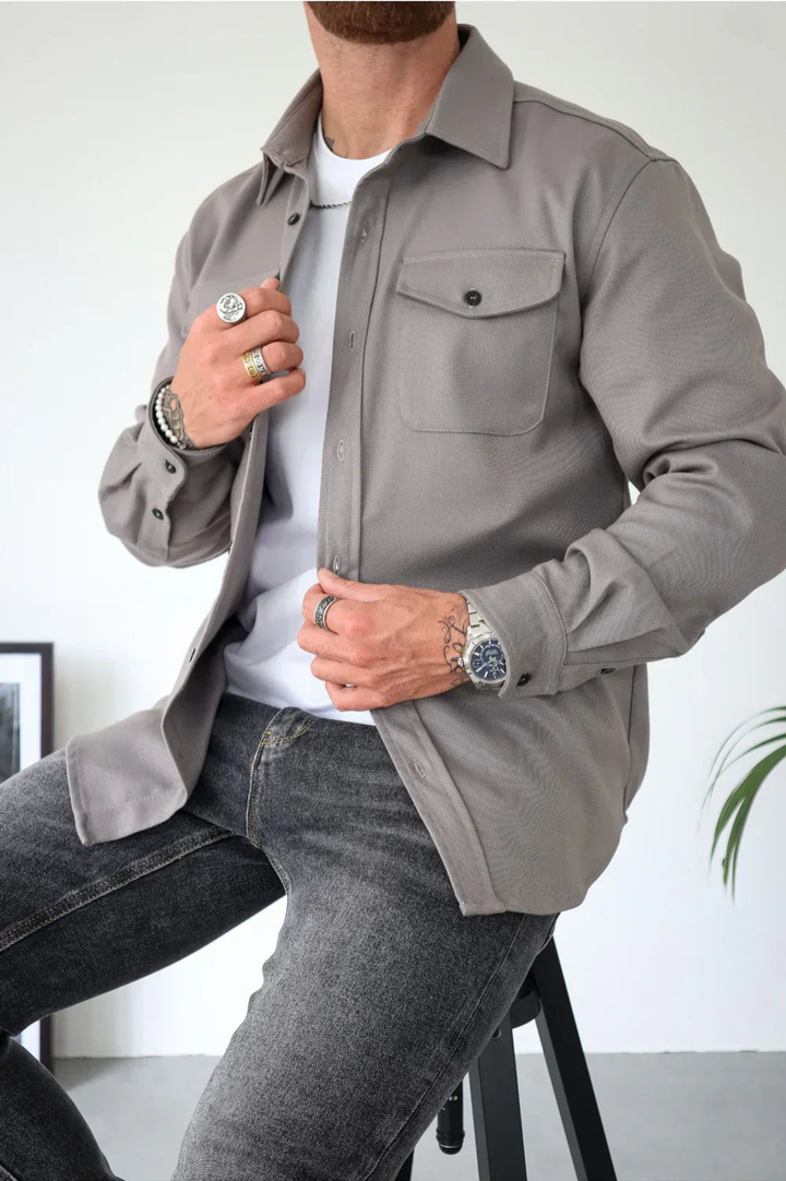 Men's Casual Layering Overshirt