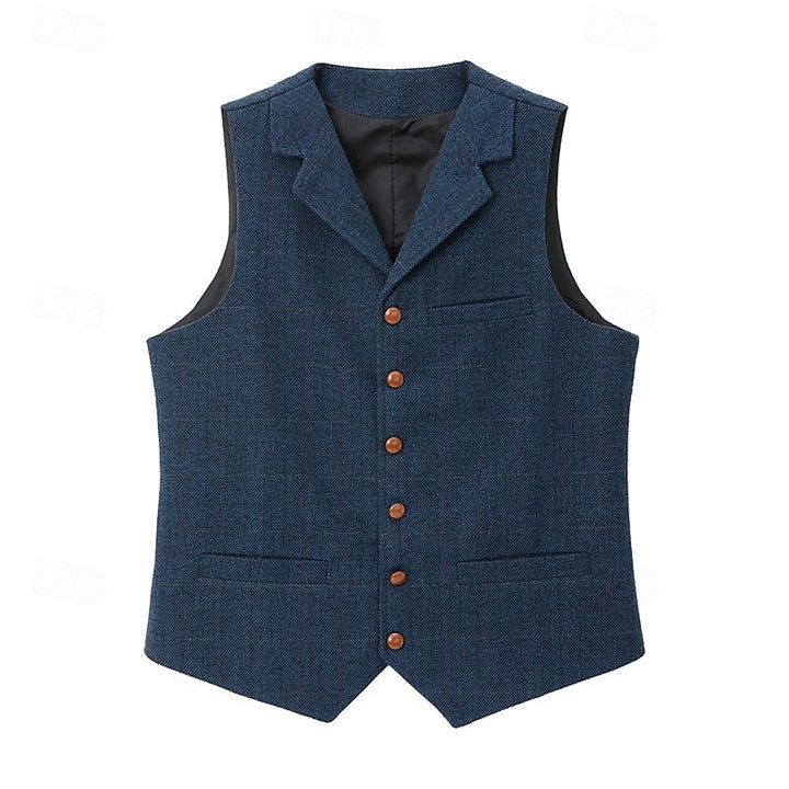 Men's Herringbone Waistcoat