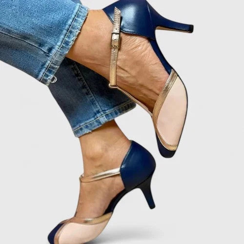 Women's T-Bar Kitten Heel Shoes