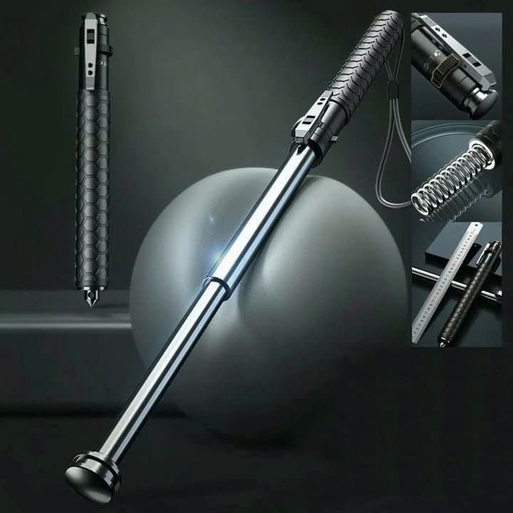 Expandable Baton with Spring-Loaded Telescopic Design and Glass Breaker for Self Defense - Image 8
