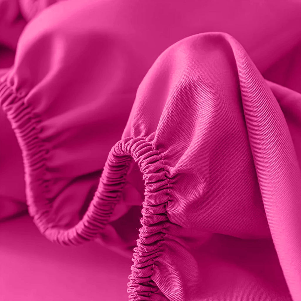 Extra Deep Fitted Bed Sheet with Wrinkle-Resistant Smooth Finish and Secure Elasticized Corners - Image 22