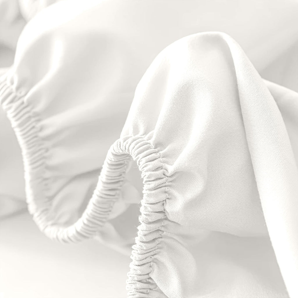 Extra Deep Fitted Bed Sheet with Wrinkle-Resistant Smooth Finish and Secure Elasticized Corners - Image 26