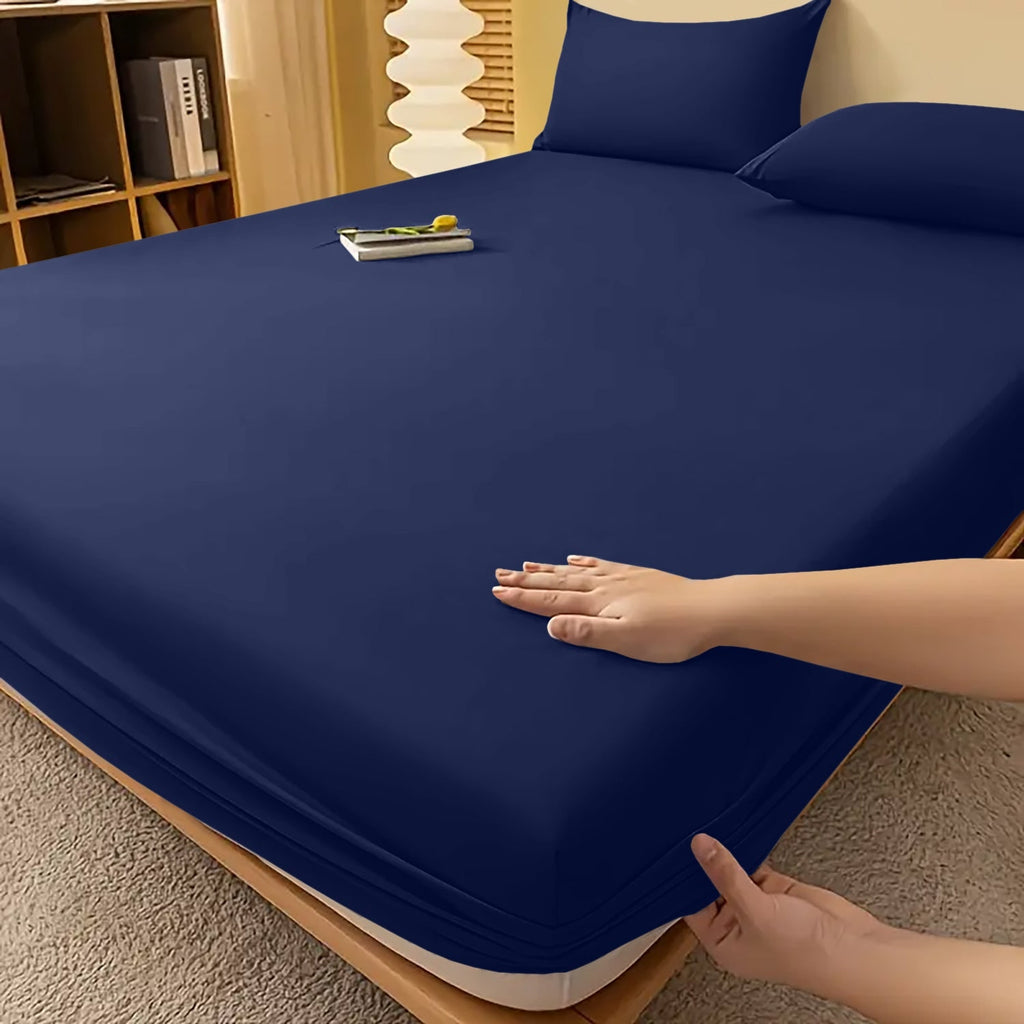 Extra Deep Fitted Bed Sheet with Wrinkle-Resistant Smooth Finish and Secure Elasticized Corners - Image 50
