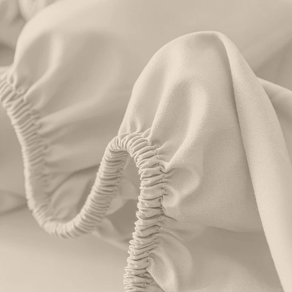 Extra Deep Fitted Bed Sheet with Wrinkle-Resistant Smooth Finish and Secure Elasticized Corners - Image 8