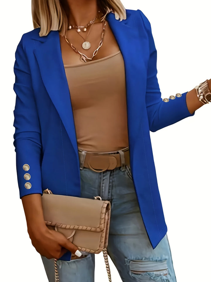 Women's Mid-Length Lapel Coat