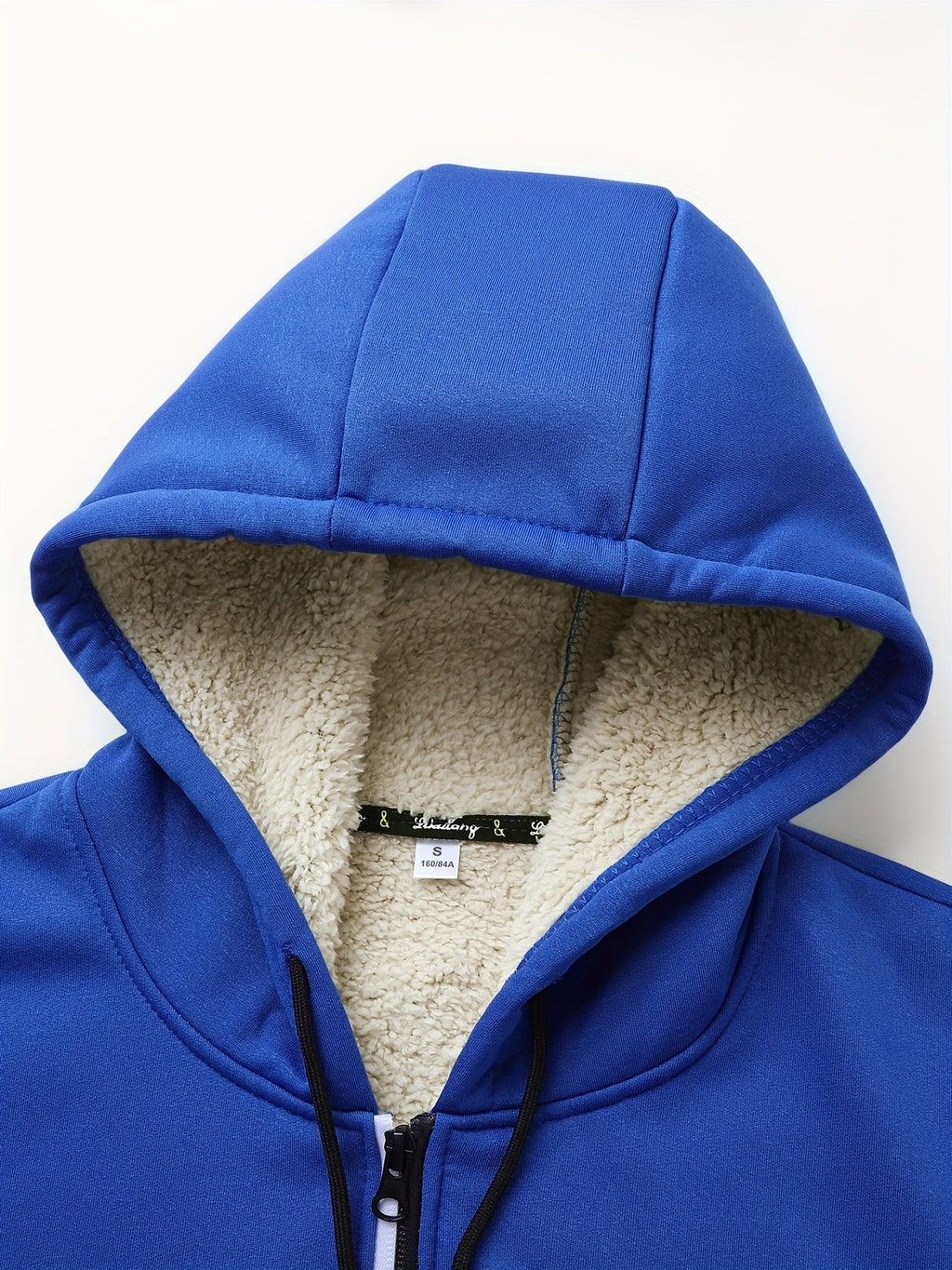 Chaqueta con capucha y cremallera de hombre