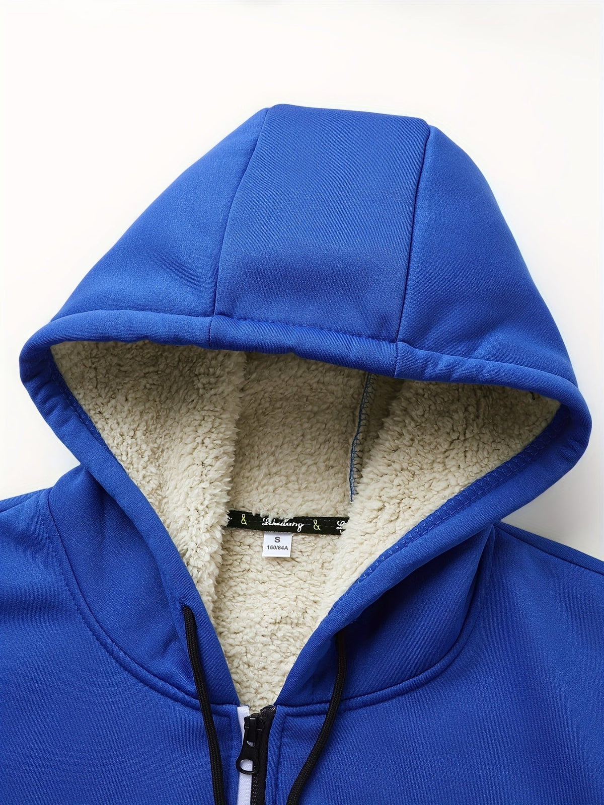 Chaqueta con capucha y cremallera de hombre
