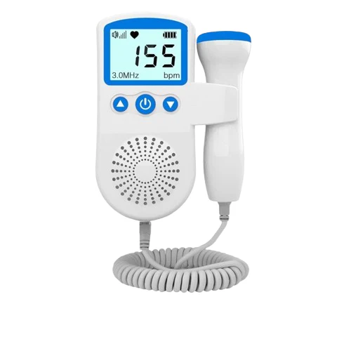 Fetal Doppler with Backlit Lcd Display and Speaker for Home Pregnancy Monitoring - Image 3