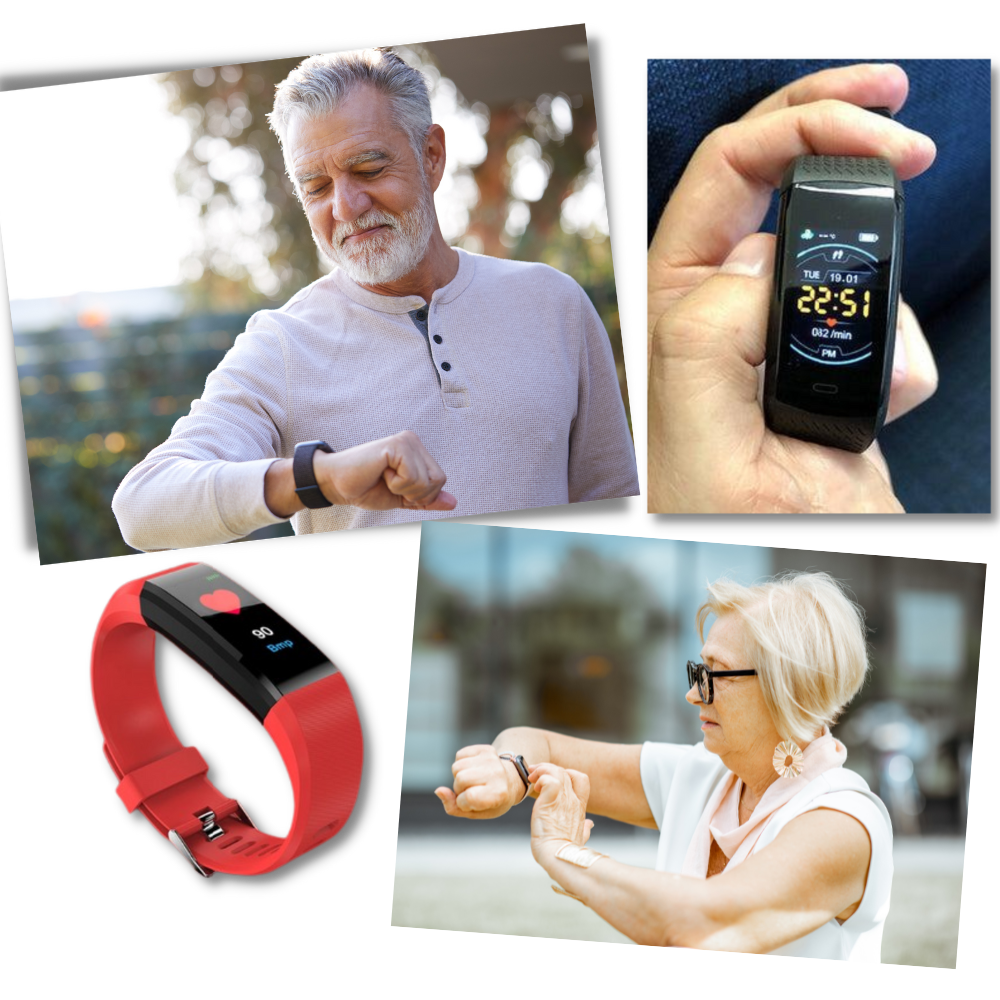 Fitness Tracker Watch with Heart Rate Monitor and Step Counter Activity Tracking - Image 3