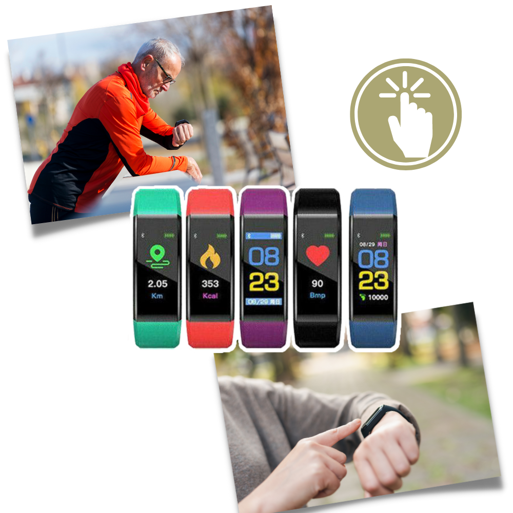 Fitness Tracker Watch with Heart Rate Monitor and Step Counter Activity Tracking - Image 4
