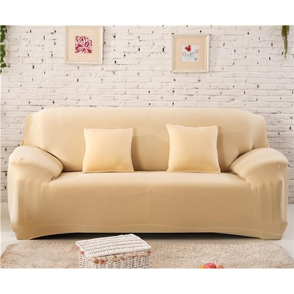 Fitted Sofa Slipcover with Stretch Fabric and Elastic Knit Design for Universal Fit - Image 11