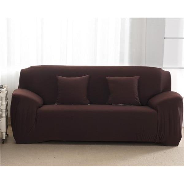 Fitted Sofa Slipcover with Stretch Fabric and Elastic Knit Design for Universal Fit - Image 2