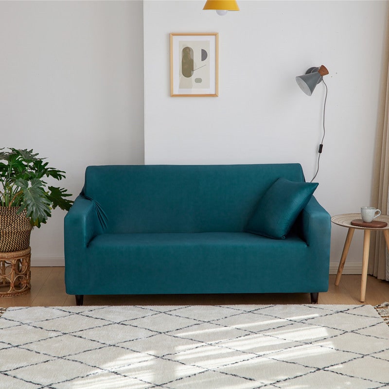 Fitted Sofa Slipcover with Stretch Fabric and Elastic Knit Design for Universal Fit - Image 29