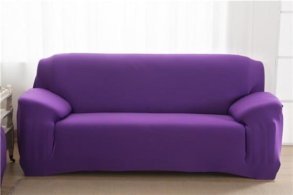 Fitted Sofa Slipcover with Stretch Fabric and Elastic Knit Design for Universal Fit - Image 3