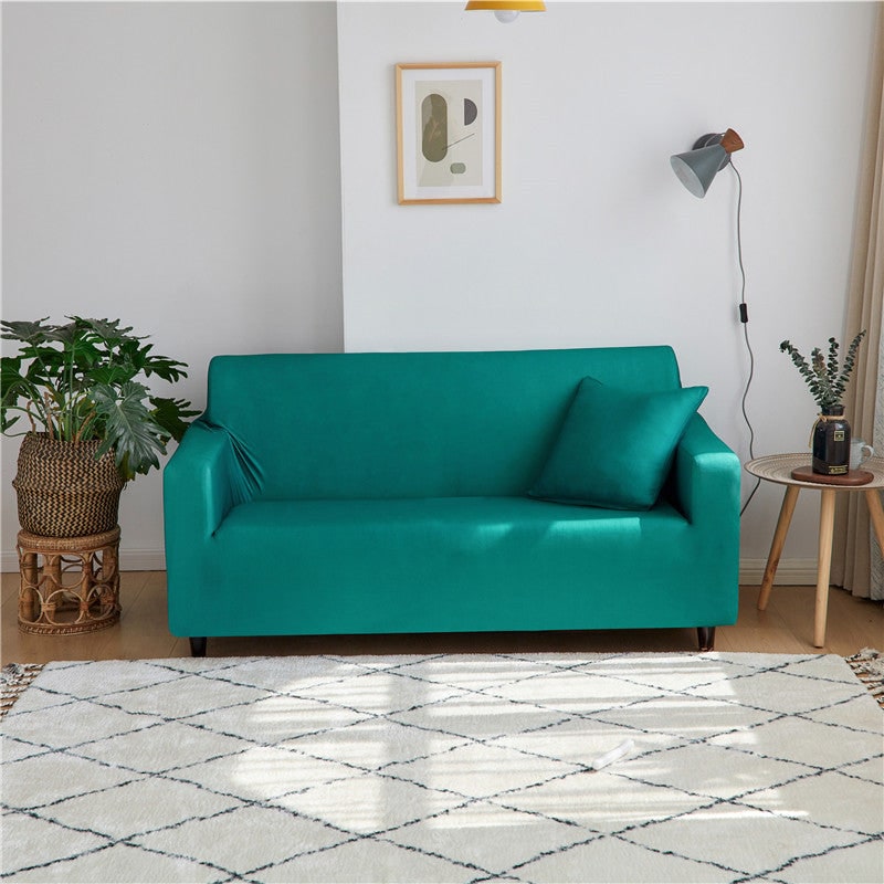 Fitted Sofa Slipcover with Stretch Fabric and Elastic Knit Design for Universal Fit - Image 40