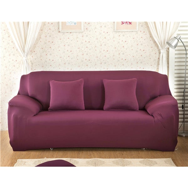 Fitted Sofa Slipcover with Stretch Fabric and Elastic Knit Design for Universal Fit - Image 42