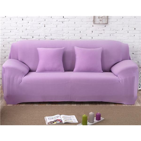 Fitted Sofa Slipcover with Stretch Fabric and Elastic Knit Design for Universal Fit - Image 5