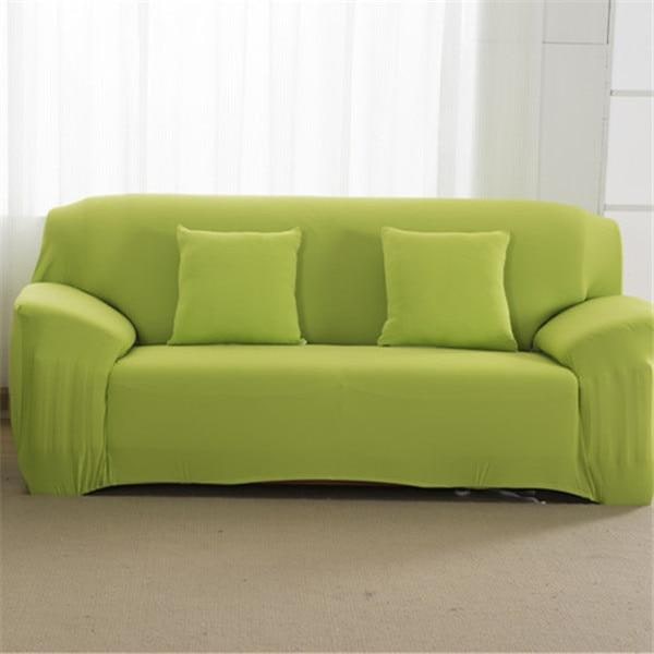 Fitted Sofa Slipcover with Stretch Fabric and Elastic Knit Design for Universal Fit - Image 8