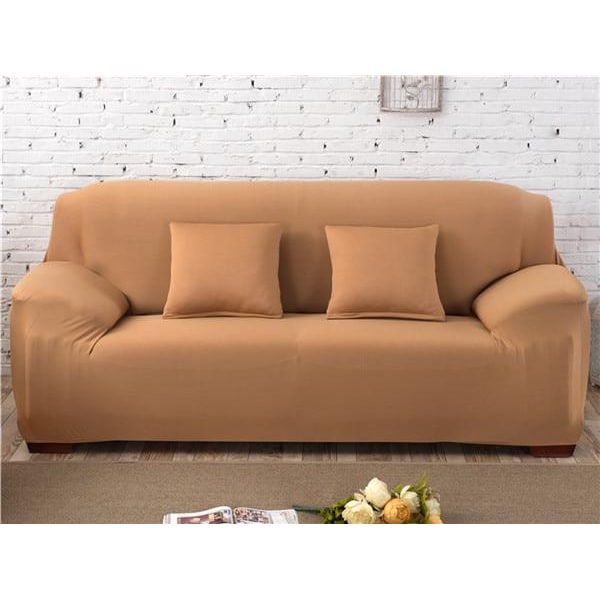 Fitted Sofa Slipcover with Stretch Fabric and Elastic Knit Design for Universal Fit - Image 9