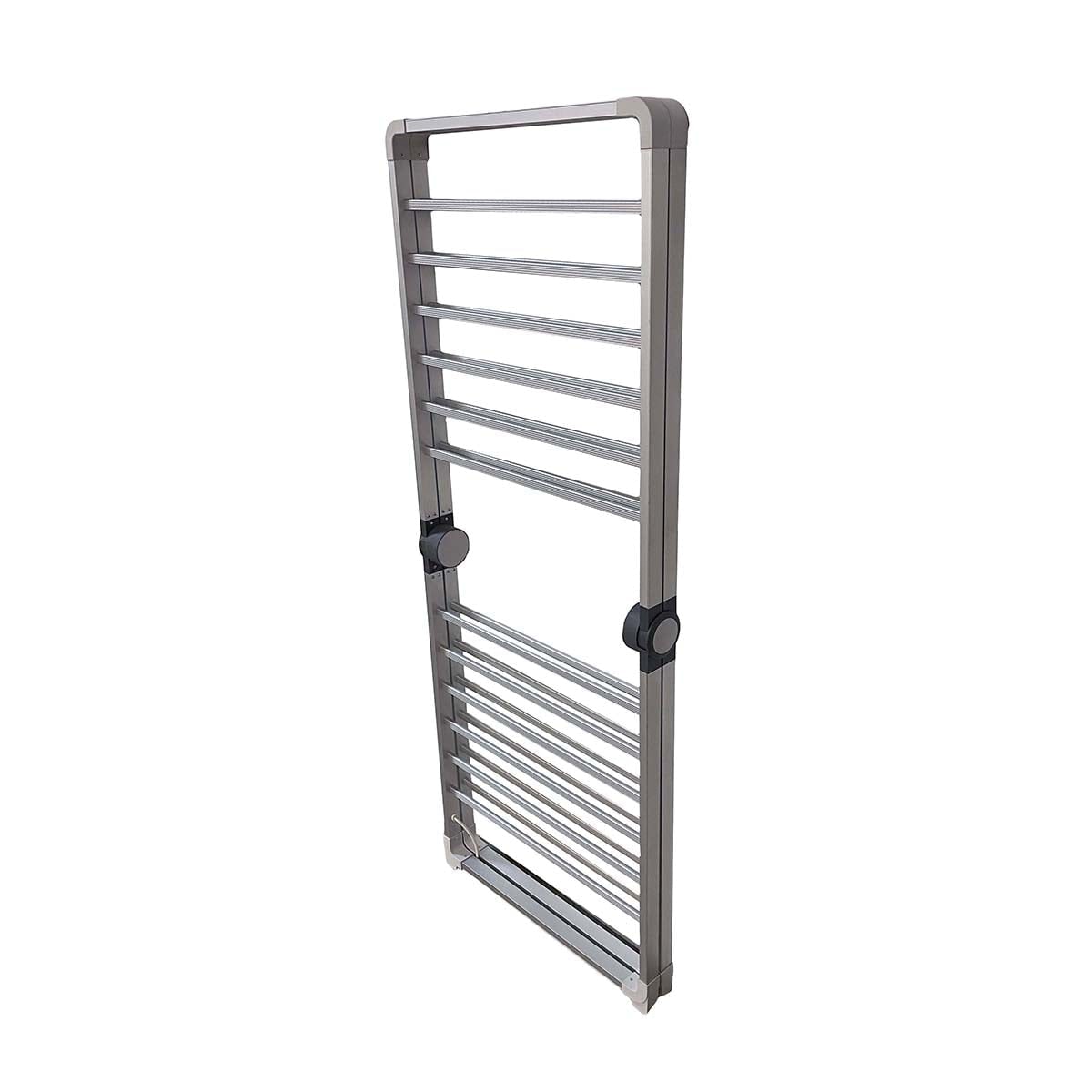 Folding Clothes Drying Rack with Aluminum Frame and Space-Saving Portable Design - Image 5