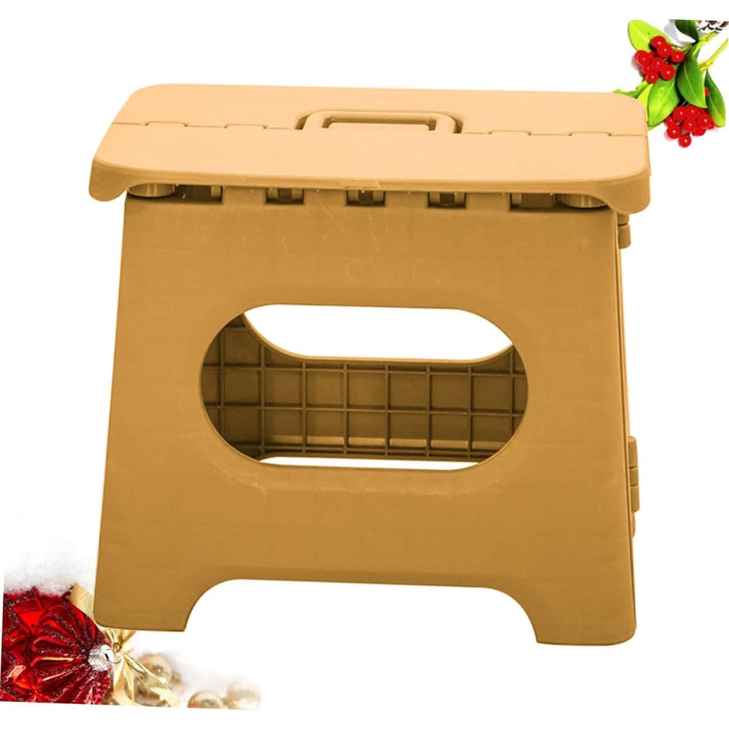 Folding Step Stool with Carrying Handle Portable and Foldable Plastic Design - Image 10