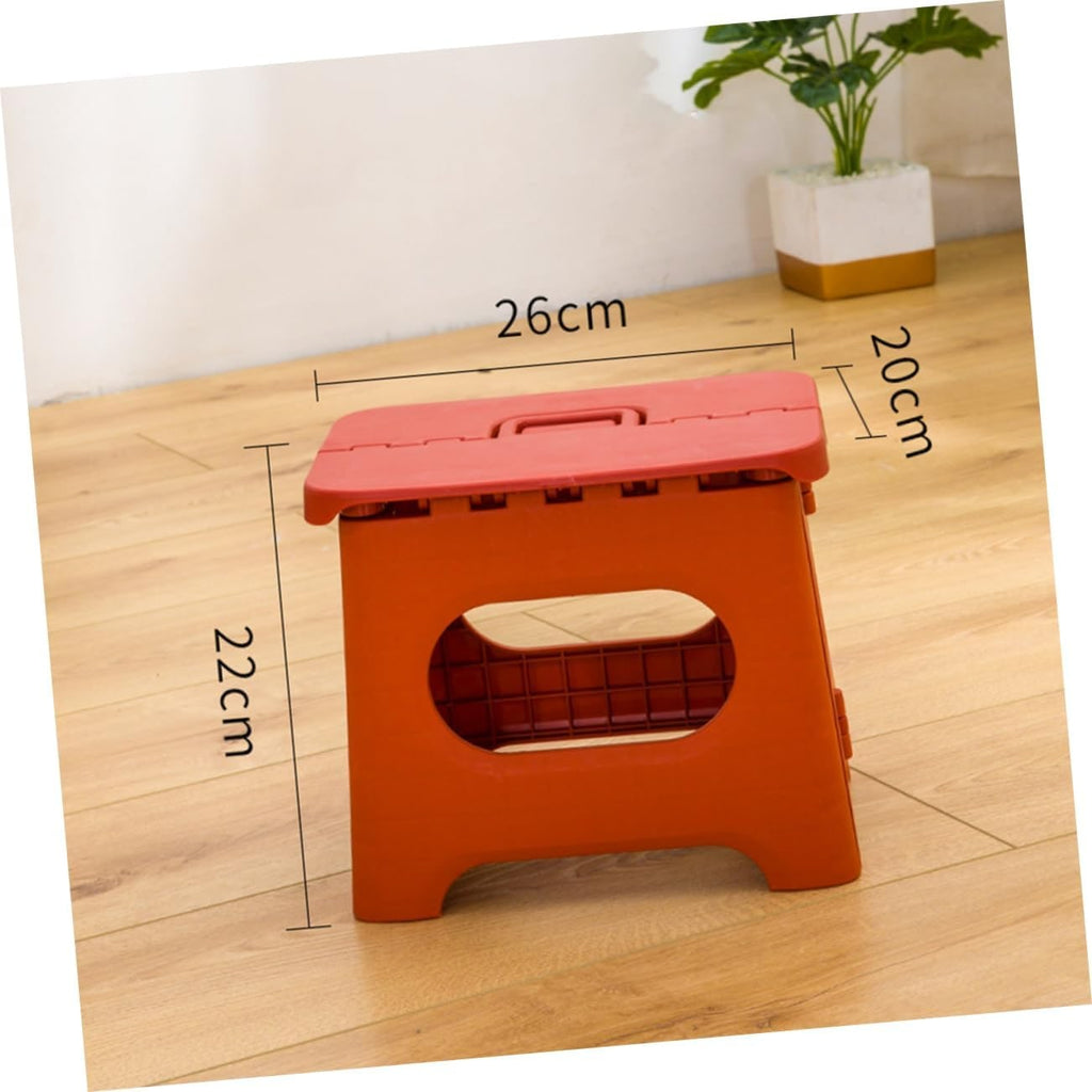 Folding Step Stool with Carrying Handle Portable and Foldable Plastic Design - Image 13
