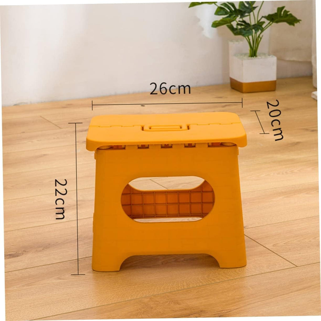 Folding Step Stool with Carrying Handle Portable and Foldable Plastic Design - Image 14