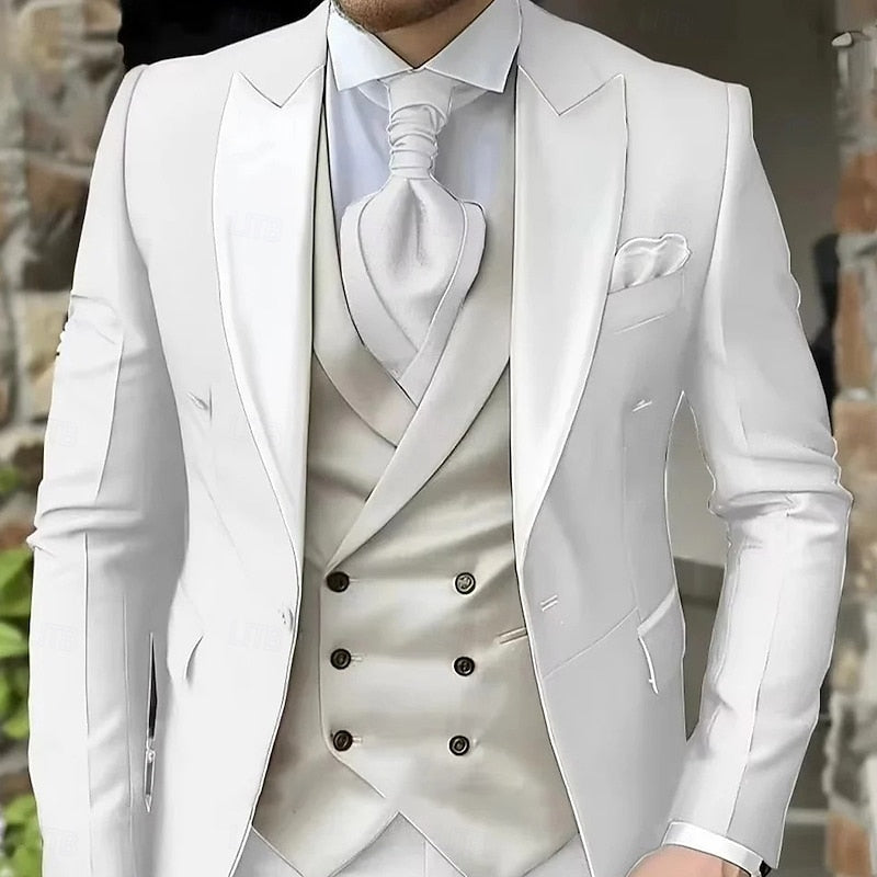 Men's Three Piece Suit with Waistcoat