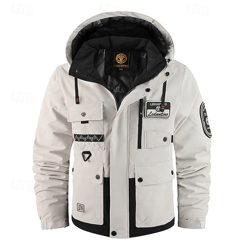 Men's Waterproof Hooded Outdoor Jacket