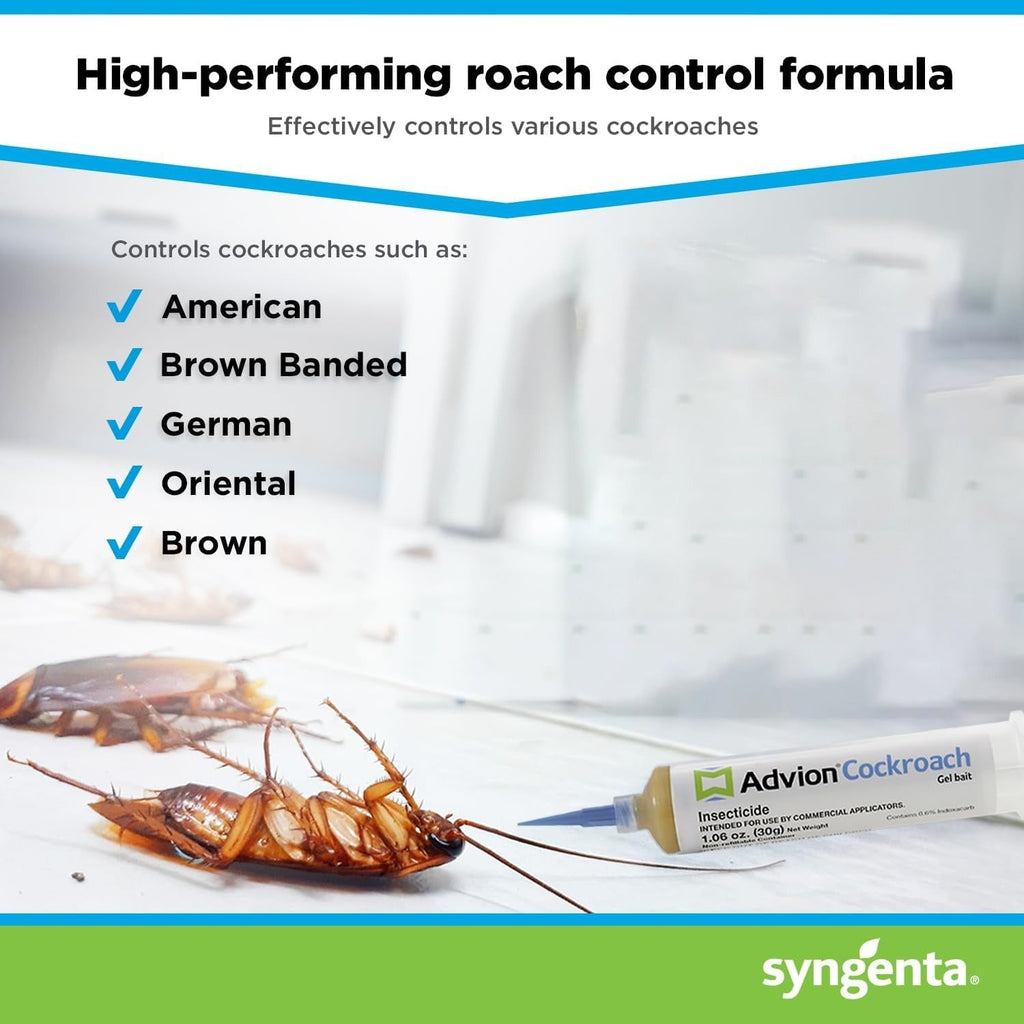 German Cockroach Gel Bait with Precision Applicator Syringe for Indoor Pest Control - Image 6