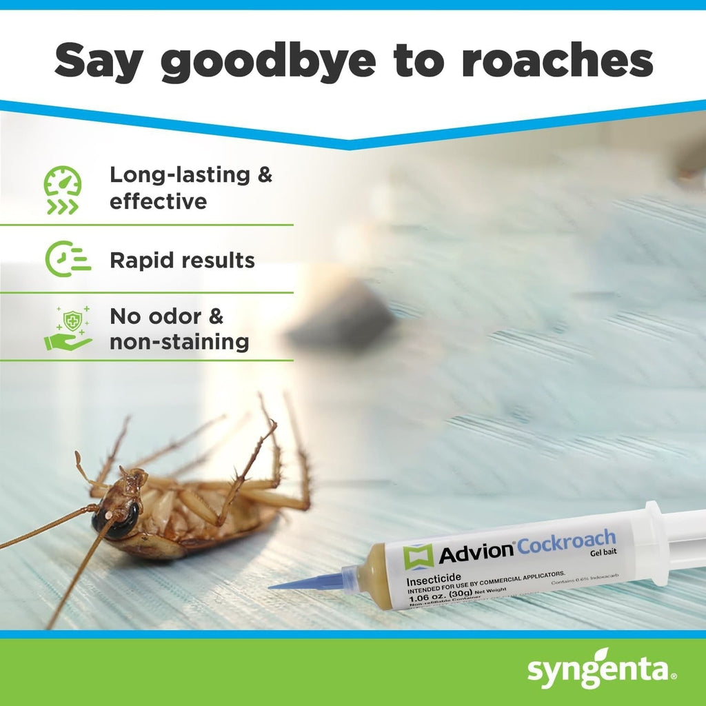 German Cockroach Gel Bait with Precision Applicator Syringe for Indoor Pest Control - Image 7