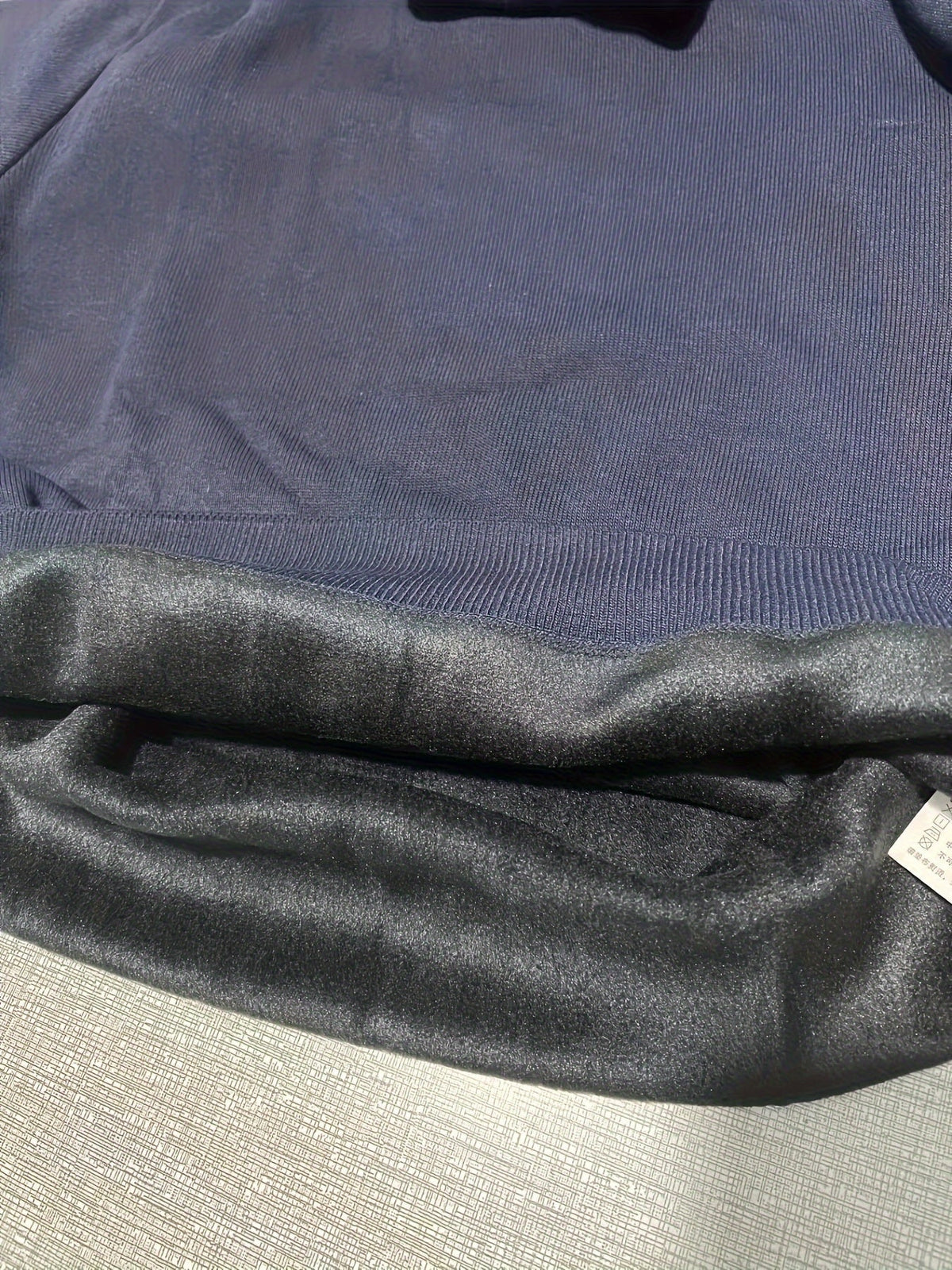 Men's Fleece-Lined Turtleneck Jumper