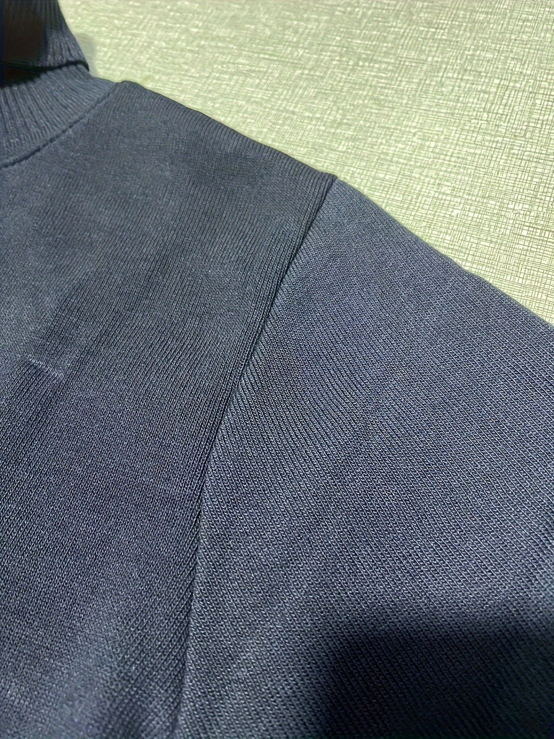 Men's Fleece-Lined Turtleneck Jumper